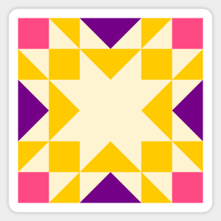 SCANDINAVIAN STARS quilt pattern 08 Sticker